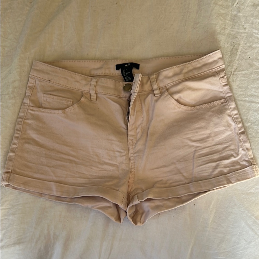 H&M pale Pink Shorts